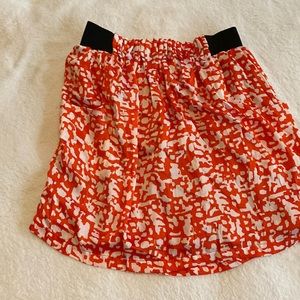 Emmelee Red patterned skirt